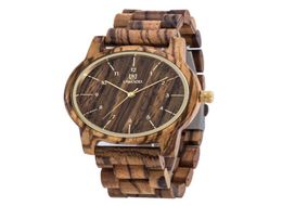 2018 Luxury Top Uwood Men039s Wood Watches Men and Women Quartz Clock Fashion Casual Wooden Strap Wrist Watch Male Relogio291k3904561