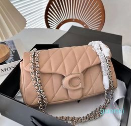 samll bag designer tabby leather shoulder womens card holder diamond grid quilted chain handbag cross body