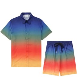 Shirt Designer Mens Set Tracksuit Fashion Summer Short Sleeve Beach Holiday T-Shirt Shorts Sets Multiple Choices Size M-3Xl T- s s
