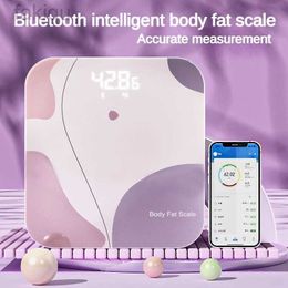 Body Weight Scales Intelligent and Accurate Household Body Fat Scale Bluetooth High-precision Practical USB Charging LCD Screen Weighing Scales 240419