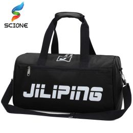 Briefcases Hot Outdoor Waterproof Top Nylon Sports Gym Bag for Men Fiess Training and Travel Handbag Multifunction Shoulder Duffel Bag
