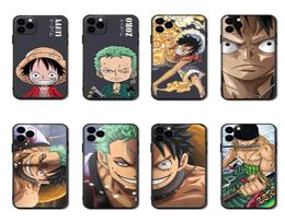 Japan Cartoons Anime soft Case For iPhone 13 11 12 Pro Max mini 7 8 6 Plus XR X XS se phone Cover Luffy Zoro classic fundas capa H6708912