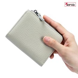 Wallets Fashion Ultra-thin Short Wallet Large Capacity Women Japanese Anti-theft Brush Zipper Coin Bag Card Red Black