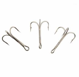 Easy Catch 100pcs 3551 Fishing Hooks Big game Fishing Treble Hooks Artificial Bait Fishhooks Size 60 70 80 10016629975