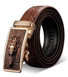 2021 men039s leather belt crocodile pattern belt mans belt whole automatic buckle pants supply3480773