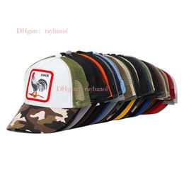 women luxury hat designers mens Cross Border Hot Selling Rooster Tiger Animal Net Hat Baseball Cap Wholesale Fashion Hip-hop Cartoon Breathable Mesh Duc