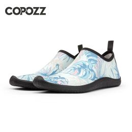 Boots Copozz Summer Aquashoes Quickdry Water Shoes Breathable Wading Upstream Shoes Antiskid Outdoor Sports Shoe Beach Pool Slippers