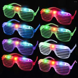 Party Decoration 5-70 PCS 3 Modes LED Glasses Glow In The Dark Neon Luminous For Adults Kids Birthday Wedding Supplies