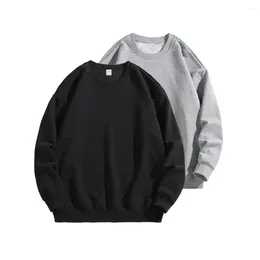 Men's Sweaters Casual Crewneck Sweatshirt Hoodies Pullover Streetwear Solid Hoodie Hiphop Basic