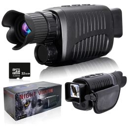 Telescopes Monocular Night Vision Device 1080p Hd Infrared 5x Digital Zoom Hunting Telescope Outdoor Day Night Dual Use 100% Darkness 300m