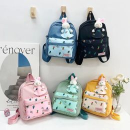 Bags Cartoon Children's Backpack 2023 Fashion New Trend Kindergarten Schoolbag Cute Bunny Girls Backpack