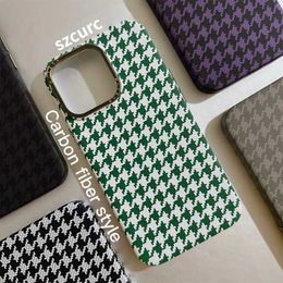 Cell Phone Cases Explore the exquisite few grid modes on the SZCURC iPhone 15 Pro Max phone case suitable for iPhone 15 14 and 13 series J240418