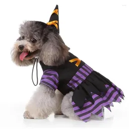 Cat Costumes Dog Wizard Costume Cute Purple Dogs Soft Clothes With Adjustable Hat Small Pets Outfit For Pography Prop Machine Washable