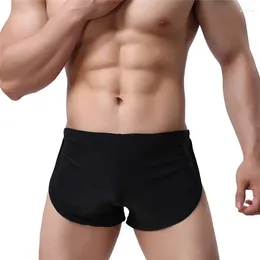Underpants Men Underwear Male Boxers Solid Shorts Breathable Cotton Panties Letter Print Comfortable Cueca Tanga Dropship