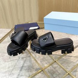 With box Sandals Slippers Slides Casual Shoe Slide Designer Women Slipper Luxury lightweight house black sandals