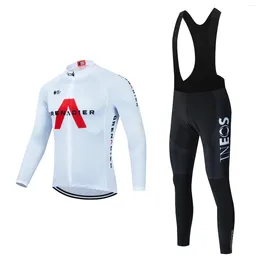 Racing Sets Autumn Cycling Jersey Long Sleeves Man Maillot Cyclisme Bicycle Set Road Bike Men Mtb Clothing Men's Clothes