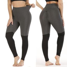 Women's Pants Buttocks Sports High Waist Fitness Slim Yoga Leggings Grey