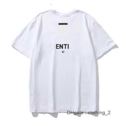 ESS Womens men T-shirt Summer Designers Tops Luxurys Letter 77 pure Cotton t-shirts Clothing Polos Short Sleeve round collar hoodies Clothe hooded O3AP