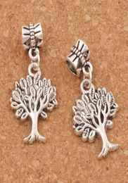 100pcslot Antique Silver 319x168mm Tree of Life Big Hole Beads Charms Pendants DIY Fit Bracelets Necklaces Jewellery Accessories 8266450871