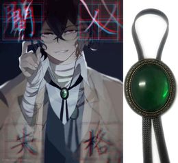 Pendant Necklaces Anime Bungo Stray Dogs Osamu Dazai Necklace Bolo Bola Tie Cosplay Prop AccessoryPendant1636124