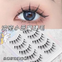 False Eyelashes Half Lashes Natural Look Wispy Mink Fluffy-Fake Eye Pack 5 Pairs