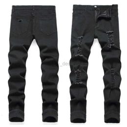 Men jeans womens designer jeans for mens high quality jeans ripped slim fit motorcycle bikers pants for men fashion men's design streetwear slim jeans size 28-40