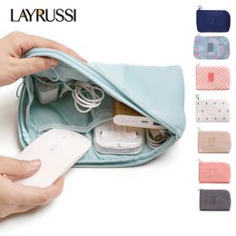 Storage Bags LAYRUSSI Travel Business Digital Bag Multifunctional Data Cable Organizer Charger Earphone Case Cosmetic