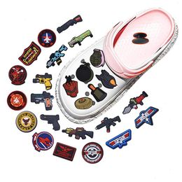 Anime charms wholesale childhood memories top gun funny gift cartoon charms shoe accessories pvc decoration buckle soft rubber clog charms