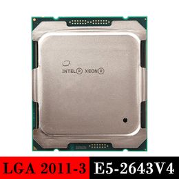 Processador de servidor usado Intel Xeon E5-2643V4 CPU LGA 2011-3 para x99 2643 V4 LGA2011-3 LGA20113