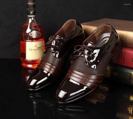 Dance Shoes Sports Male Cowboy Danc Men Formal Leather Sneaker Wedding Tip Office