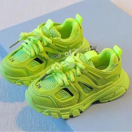 Spring autumn luxury children's shoes boys girls designer sports shoes breathable kids baby casual sneakers fashion Outdoor athletic shoe t7