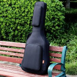 Cases 40/41 Inch Acoustic Classical Guitar Bag Case Backpack Adjustable Shoulder Strap Portable 20mm Thicken Padded Black