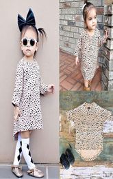 Kids Max Dresses for Girls Boutique Clothing Cotton Jersey Baby Girl Summer Fall Dress Birthday Print Robe Infant Princess Sundres2106300