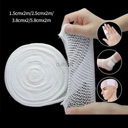 First Aid Supply 1Roll Net Tubular Bandage Elastic Mesh Wound Dressing Tubing Gauze Breathable Bandage Stretch Tube Bandages for Wrist Knee d240419