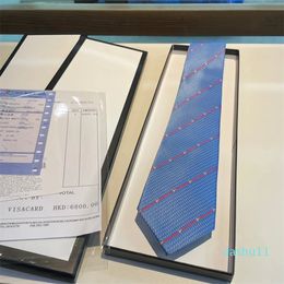 Fashion Designer Ties for Men Necktie Plaid Letters Stripes Luxury Business Leisure Silk Tie Cravat Successful individuals