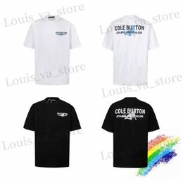 Men's T-Shirts Print Cole Buxton T Shirt Men Women Couple Casual CB T-Shirt 100% Cotton Black White T Tops T240419