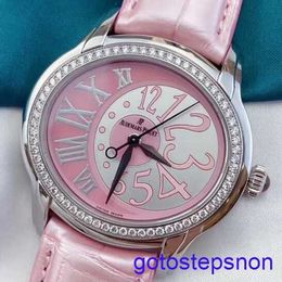 Functional AP Wrist Watch Womens Watch Manual Mechanical Precision Steel Diamond Watch 77301ST.ZZ.D602CR.01