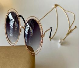 Naw fashion spiral pattern round retro frame popular design sunglasses light Colour protection decorative glasses top quality 114s5235187