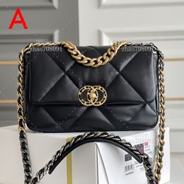 19 bag 10A TOP quality designer bag 26cm sheepskin shoulder bag lady Handbags chain bags With box C600