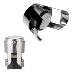 Portable Stainless Steel Wine stopper Vacuum Sealed Wine Champagne Bottle Stopper Cap Bar Tools