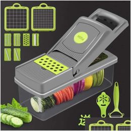 New Potato Fruit Update Kitchen Grater Chip Slicer Vegetable Tools Mtifunctional Shredded Hine Cheese Graters P1130 s