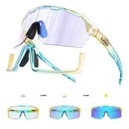 Outdoor Eyewear SCVCN Pochromic Cycling Glasses Sunglasses UV400 Bicycle Sports Ride Bike Goggles Equipment