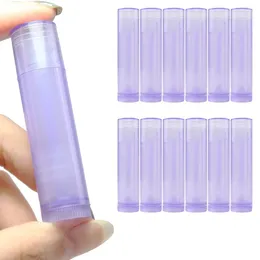 Storage Bottles 10Pcs 5ml Multicolor Empty Lip Gloss Tubes Cosmetic Containers Lipstick Jars Reusable Tube Cap Container Travel Makeup