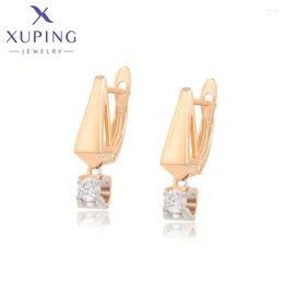 Dangle Earrings Xuping Jewelry Arrival Fashionable Gold Color For Women Party Gift S00110802