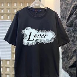 Oversized Men and women's fashion T-shirt enthusiasts use short sleeved printing technology to create high-end fabric designers for sportswear and street clothing