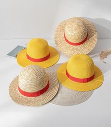 35cm Luffy Straw Hat Japan Anime Performance Animation Cosplay Sun Protection Cap Sunhat Hawaii Hats For Women Adult 2207087264280