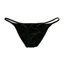 Underpants Sexy Men Ultra-thin Bikini Thongs Man Mesh Low Rise G-String Briefs Underwear Transparent Panties String Slip