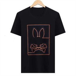 Psychological T-shirts Psyco Rabbit t Shirt American Designer Business Fashion Tees Mens Women Usa High Street Polos Skull Rabbits Bunny 8828
