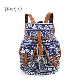 Bags Largecapacity Backpack Bohemian Print Ethnic Style Fashion Travel Leisure Retro Student Schoolbag Backpacks for Women