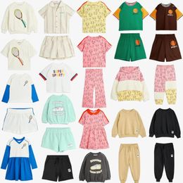 Clothing Sets Mini R 2024 Summer Spring Kid T Shirt And Shorts Set Brand Girls Boys Sweaters Pant Suit Children Sports Tee Casual